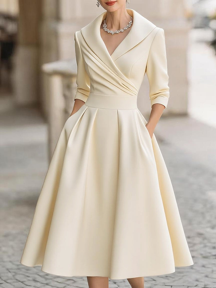 KLAUDYNA | ELEGANCKA SUKIENKA MIDI