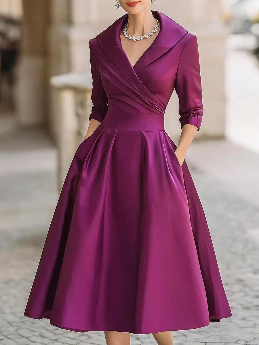 KLAUDYNA | ELEGANCKA SUKIENKA MIDI