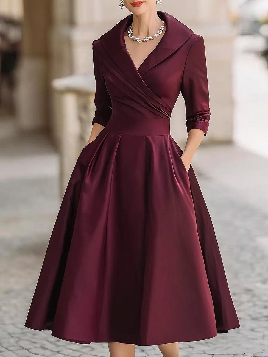 KLAUDYNA | ELEGANCKA SUKIENKA MIDI