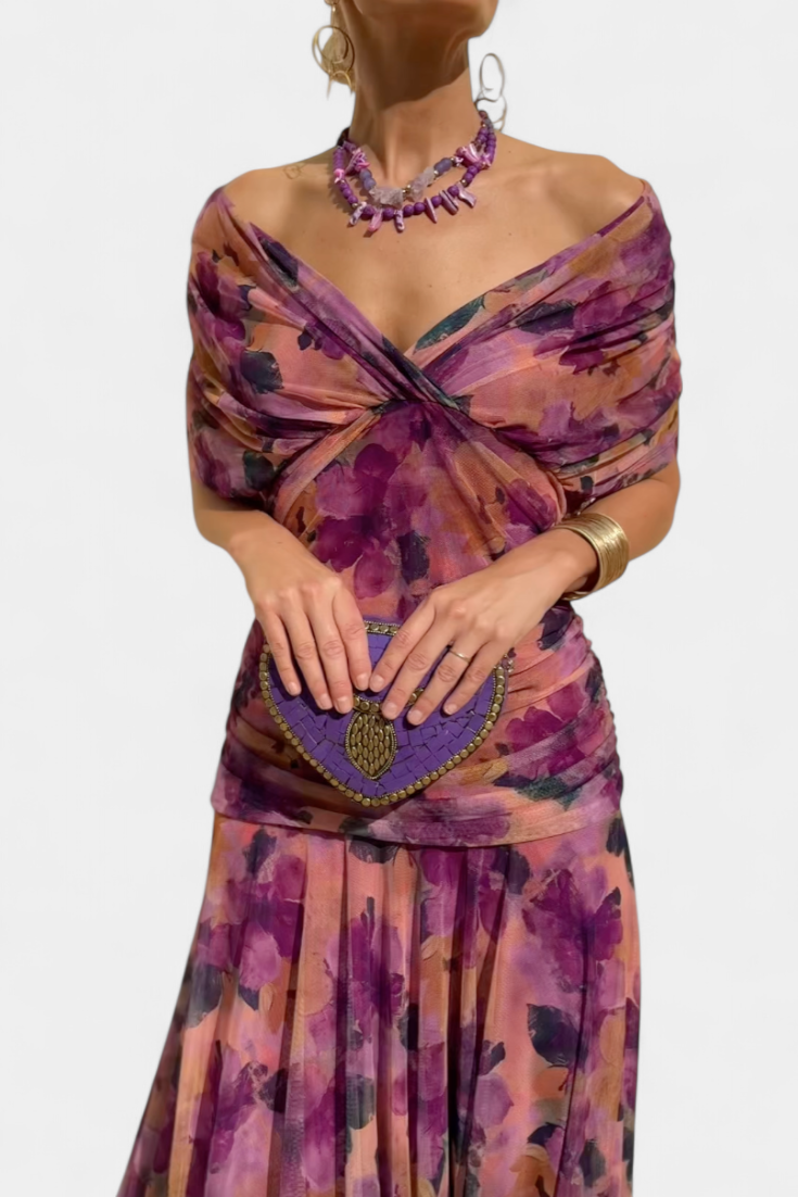 MAŁGORZATA | ELEGANCKA SUKIENKA MAXI