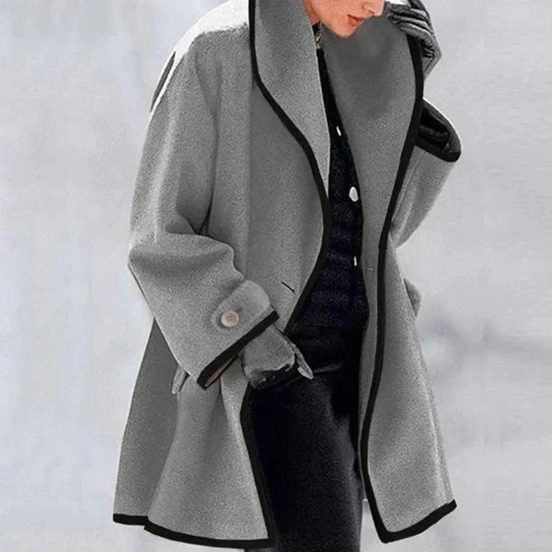 HIACYNA | ELEGANCKI DŁUGI PŁASZCZ