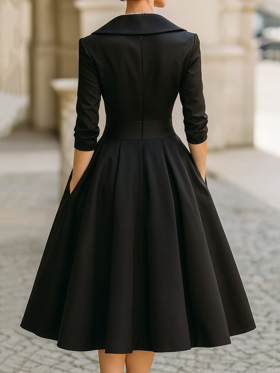 KLAUDYNA | ELEGANCKA SUKIENKA MIDI