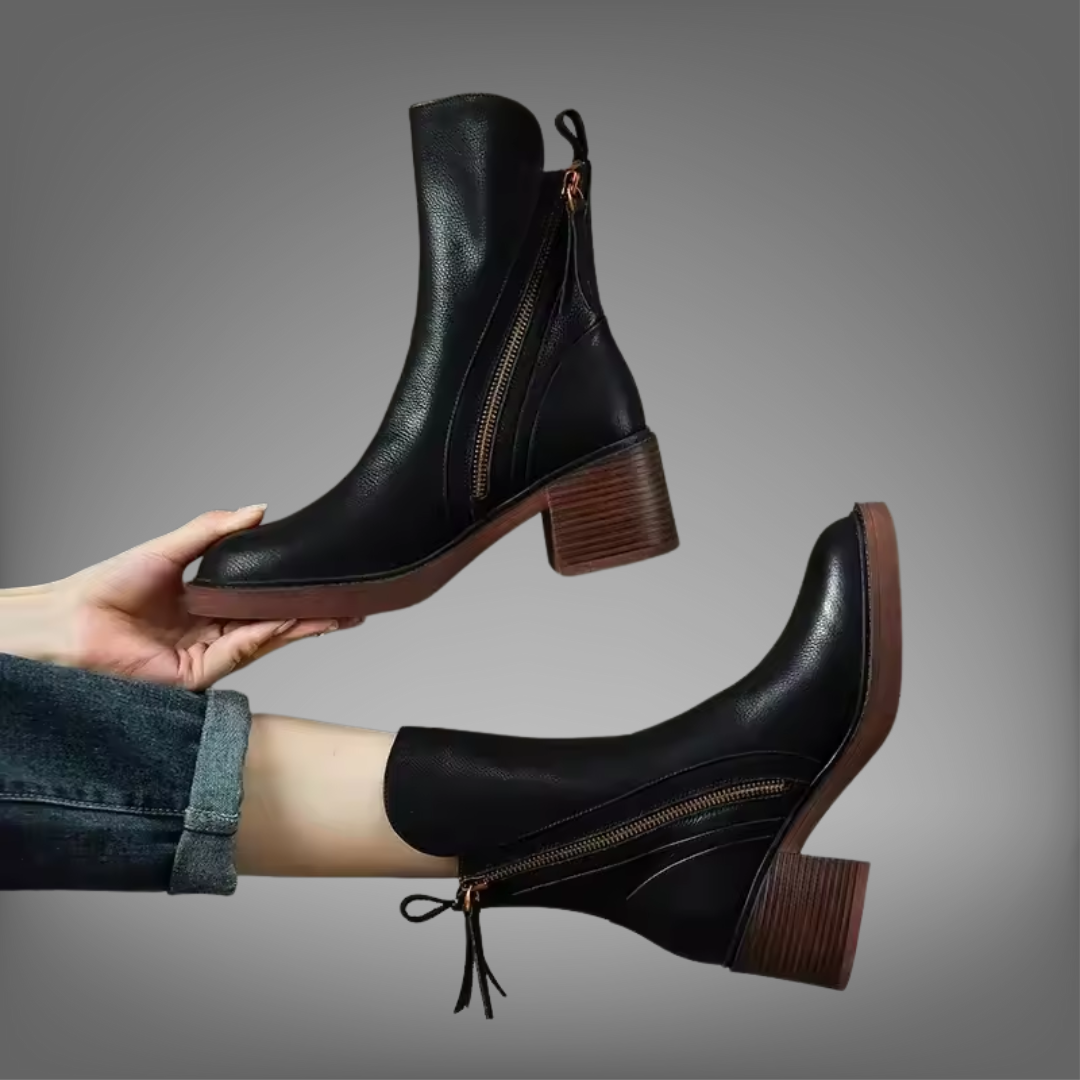 GARCIEL | Botki skórzane