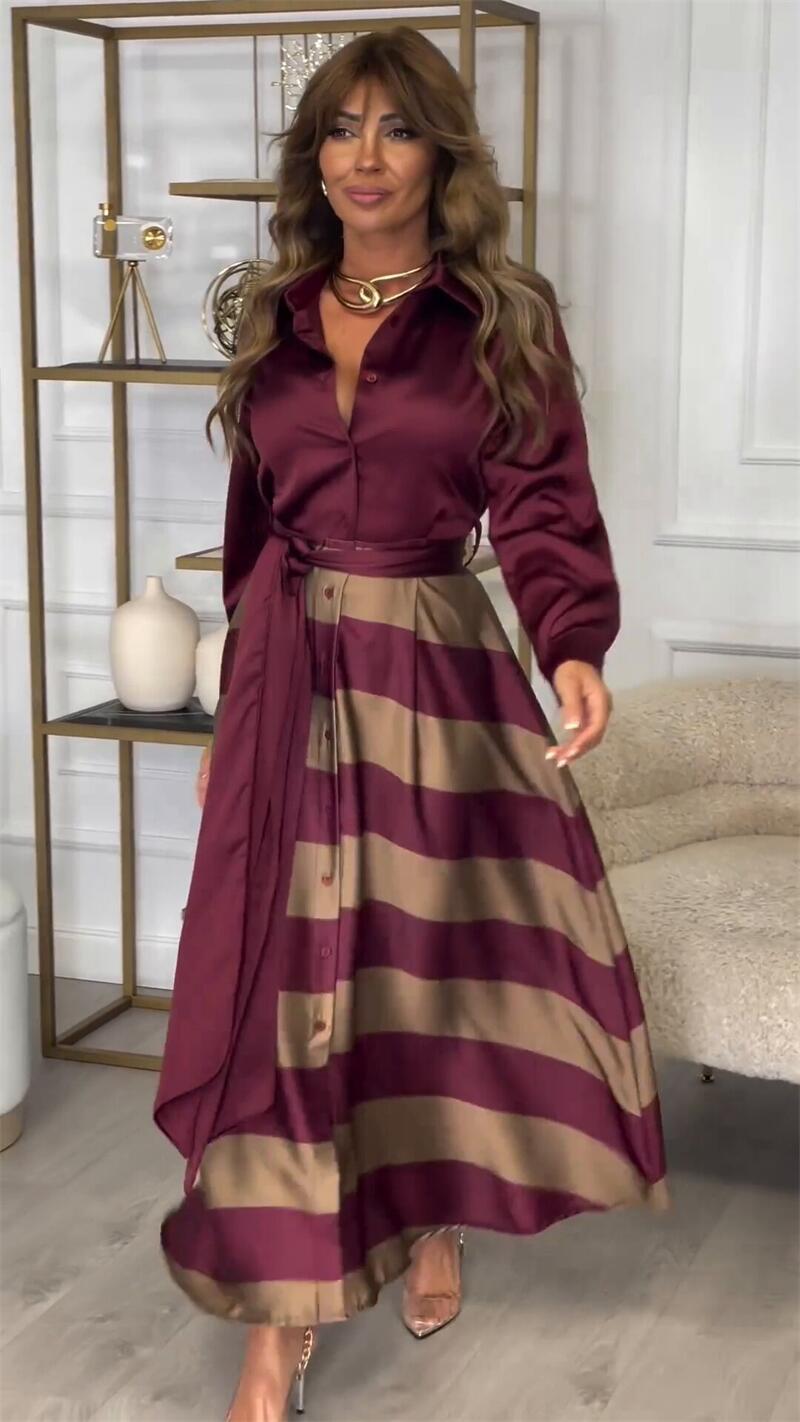 MAGDALENA | ELEGANCKA SUKIENKA Z WIĄZANIEM